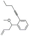 1-(1-METHOXY-BUT-3-ENYL)-2-PENT-1-YNYL-BENZENE 结构式