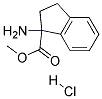 1-AMINO-INDANE-1-CARBOXYLIC ACID METHYL ESTER HCL 结构式