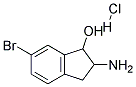 2-AMINO-6-BROMO-INDAN-1-OL HYDROCHLORIDE 结构式