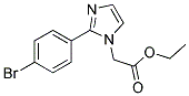 [2-(4-Bromo-phenyl)-imidazol-1-yl]-acetic acid ethyl ester 结构式