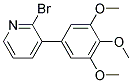 2-Bromo-3-(3,4,5-trimethoxy-phenyl)-pyridine 结构式