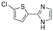 2-(5-Chloro-thiophen-2-yl)-1H-imidazole 结构式