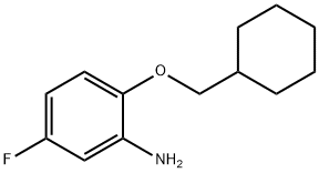 2-(CYCLOHEXYLMETHOXY)-5-FLUOROANILINE 结构式