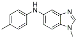 (1-METHYL-1H-BENZOIMIDAZOL-5-YL)-P-TOLYL-AMINE 结构式