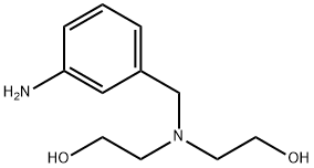 2-[(3-AMINO-BENZYL)-(2-HYDROXY-ETHYL)-AMINO]-ETHANOL 结构式