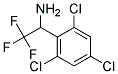 2,2,2-TRIFLUORO-1-(2,4,6-TRICHLORO-PHENYL)-ETHYLAMINE 结构式