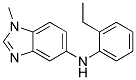 (2-ETHYL-PHENYL)-(1-METHYL-1H-BENZOIMIDAZOL-5-YL)-AMINE 结构式