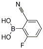 (2-CYANO-6-FLUOROPHENYL) BORONIC ACID 结构式