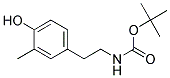[2-(4-Hydroxy-3-methyl-phenyl)-ethyl]-carbamic acid tert-butyl ester 结构式