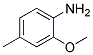 2-METHOXY-4-METHYLANILINE 结构式