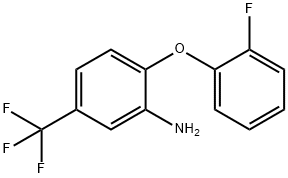 2-(2-FLUOROPHENOXY)-5-(TRIFLUOROMETHYL)ANILINE 结构式