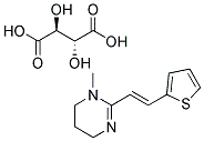 1-METHYL-2-(2-THIENYLVINYL)-1,4,5,6-TETRAHYDROPYRIMIDINE TARTARIC ACID,MESO 结构式
