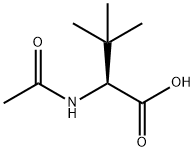 2-乙酰氨基-3,3-二甲基丁酸 结构式