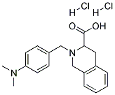 2-(4-DIMETHYLAMINO-BENZYL)-1,2,3,4-TETRAHYDRO-ISOQUINOLINE-3-CARBOXYLIC ACID DIHYDROCHLORIDE 结构式