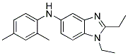 (1,2-DIETHYL-1H-BENZOIMIDAZOL-5-YL)-(2,4-DIMETHYL-PHENYL)-AMINE 结构式
