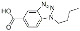 1-BUTYL-1H-BENZOTRIAZOLE-5-CARBOXYLIC ACID 结构式