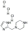 1-(1H-IMIDAZOL-2-YLMETHYL)-PIPERAZINE 3HCL 结构式