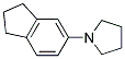 1-INDAN-5-YL-PYRROLIDINE 结构式