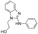 2-(2-Anilino-1H-benzimidazol-1-yl)ethanol 结构式