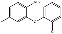 2-(2-氯苯氧基)-4-甲基苯胺 结构式