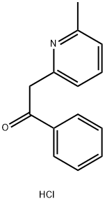 2-(6-甲基吡啶-2-基)-1-苯基乙-1-酮盐酸盐 结构式