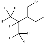 1-BROMO-2-ETHYL-3-METHYL-D3-BUTANE-3,4,4,4-D4 结构式