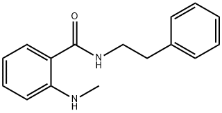 2-METHYLAMINO-N-PHENETHYL-BENZAMIDE 结构式