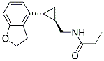 (1R,2R)-N-[2-(2,3-DIHYDRO-BENZOFURAN-4-YL)-CYCLOPROPYLMETHYL]-PROPIONAMIDE 结构式