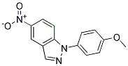 1-(4-METHOXY-PHENYL)-5-NITRO-1H-INDAZOLE 结构式