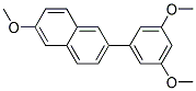 2-(3,5-DIMETHOXY-PHENYL)-6-METHOXY-NAPHTHALENE 结构式