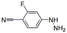 2-FLUORO-4-HYDRAZINO-BENZONITRILE 结构式