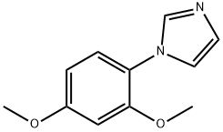 1-(2,4-DIMETHOXY-PHENYL)-1H-IMIDAZOLE 结构式