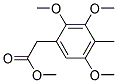 (2,3,5-TRIMETHOXY-4-METHYL-PHENYL)-ACETIC ACID METHYL ESTER 结构式