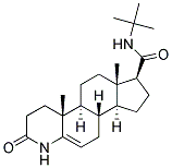 17BETA-N-(1,1-DIMETHYLETHYL)-3-OXO-4-AZA-5-ANDROSTENE-17- CARBOXAMIDE  结构式