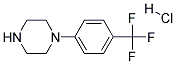 1-(4-三氟甲基苄基)哌嗪盐酸盐 结构式