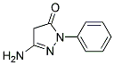 1-phenyl-3-amino-2-pyrazolin-5-one  结构式