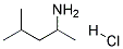 2-Amino-4-methylpentane hydrochloride 结构式