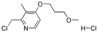 2-Chloromethyl-3-methyl-4-(3-methoxypropanoxy)pyridine hydrochloride 结构式