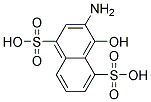 2-Amino-1-Naphthol-4,8-Disulfonic Acid 结构式