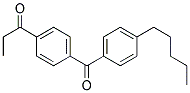 1-Pentyl-4-(4-Propyl-Benzoyl)Oxo-Benzene 结构式