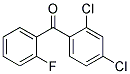 2,4-Dichloro-2'-Fluoro-Benzophenone 结构式