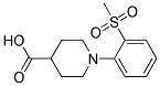 1-[2-(Methylsulphonyl)phenyl]piperidine-4-carboxylic acid 结构式