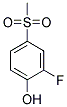2-Fluoro-4-(methylsulphonyl)phenol 结构式