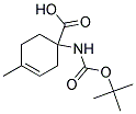 1-Amino-4-methylcyclohex-3-ene-1-carboxylic acid, N-BOC protected 结构式