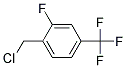 2-Fluoro-4-(trifluoromethyl)benzyl chloride 结构式