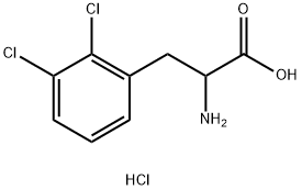 2-AMINO-3-(2,3-DICHLOROPHENYL)PROPANOIC ACID 结构式