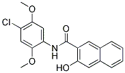 2-Hydroxy-3-Naphthoyl-(4'-Chlore-2',5'-dimethoxy)Aniline 结构式