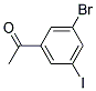 1-(3-Bromo-5-iodo-phenyl)-ethanone 结构式