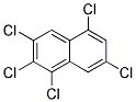 1,2,3,5,7-PENTACHLORONAPHTHALENE 10 μG/ML IN ISO-OCTANE 结构式