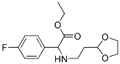 (2-[1,3]Dioxolan-2-yl-ethylamino)-(4-fluoro-phenyl)-acetic acid ethyl ester 结构式